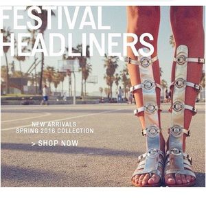 Australia Luxe leather Palmetto gladiator sandals